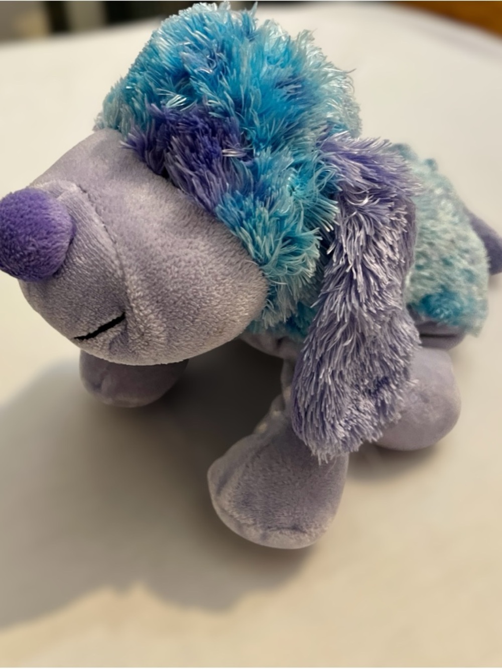 Webkinz Retired Blueberry Dog Cheeky Dog Puppy Plush NO Code HM443 Ganz 9”